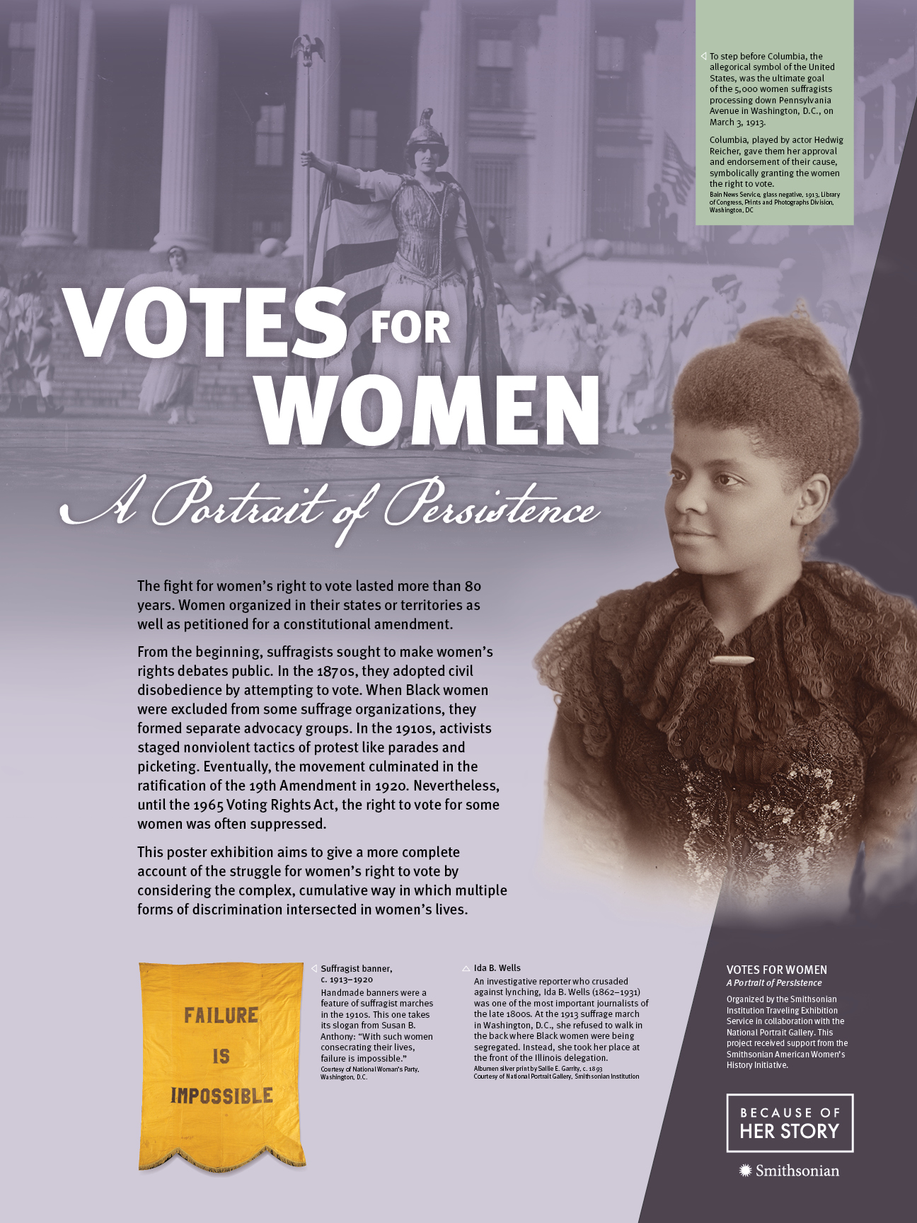 Celebrate the centennial of women's suffrage in the U.S. with 'Votes for Women: A Portrait of Persistence'