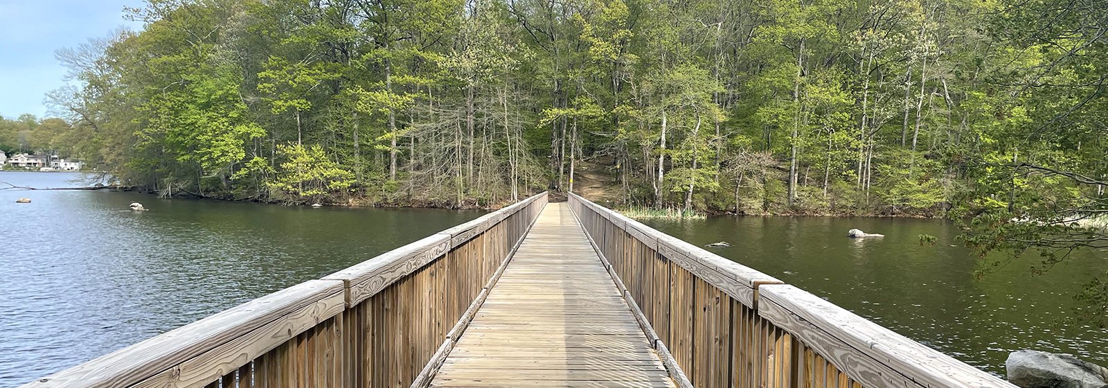 Bridge to Liffy Island on Lake Hopatcong